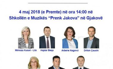 Deputetët takojnë qytetarët e Gjakovës