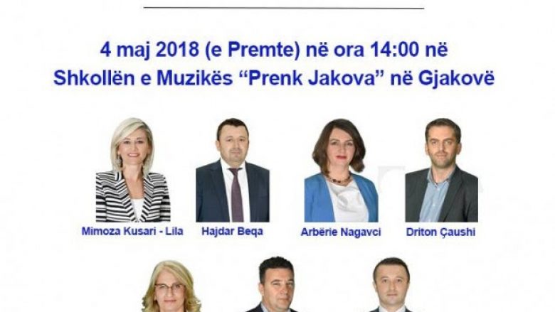 Deputetët takojnë qytetarët e Gjakovës