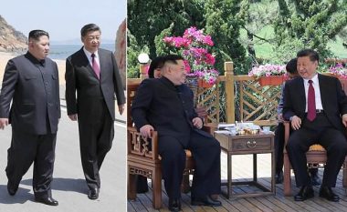 Kim Jong-un udhëton në Kinë, takohet me presidentin Xi Jingping (Foto/Video)