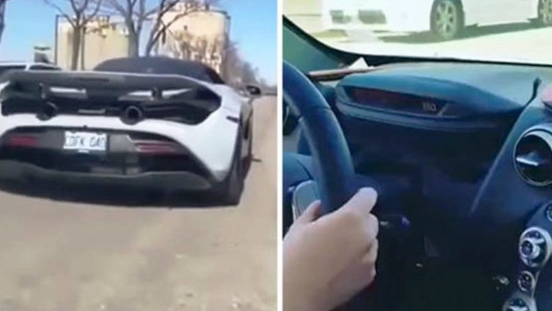 Deshi ta testoj veturën e re, përplas McLarenin që i kushtoi 200 mijë funte (Video)