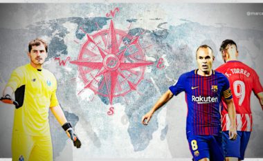 Iniesta, Casillas dhe Torres: Tri legjendat spanjolle pa destinacion