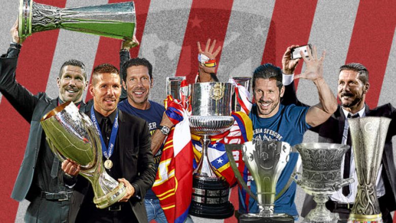 Gjashtë trofe me Atletico Madridin, Simeone në histori të klubit