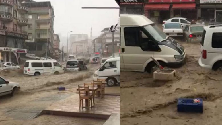 Përmbytje të frikshme në Turqi, uji “pushton” Ankaranë për nëntë minuta (Video)