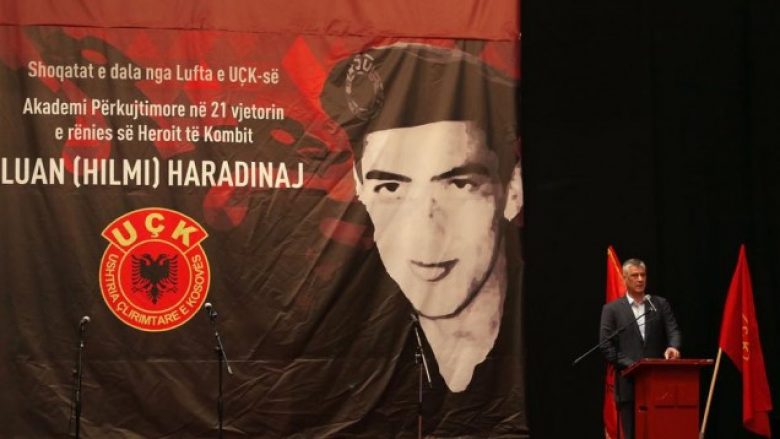 Thaçi: Luan Haradinaj është emblema e UÇK-së