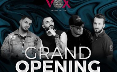 “Vox Night Club” shënon këtë të shtunë hapjen e madhe të sezonit veror me DJ Dagz, PM, Dirty dhe Milot F