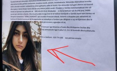 Kujdes! Në Prishtinë, persona të panjohur po kërkojnë ndihma për “shërimin” e pornostares Mia Khalifa (Foto)