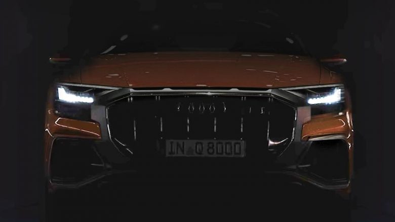 Audi më në fund e tregon ‘fytyrën’ e modelit Q8 (Video)