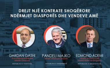 Konferenca “Diaspora Flet” bashkon në Prishtinë ministrat e Diasporës së Kosovës, Shqipërisë dhe Maqedonisë