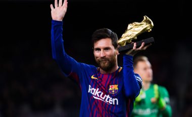 Messi fiton Këpucën e Artë për herë të pestë në karrierë