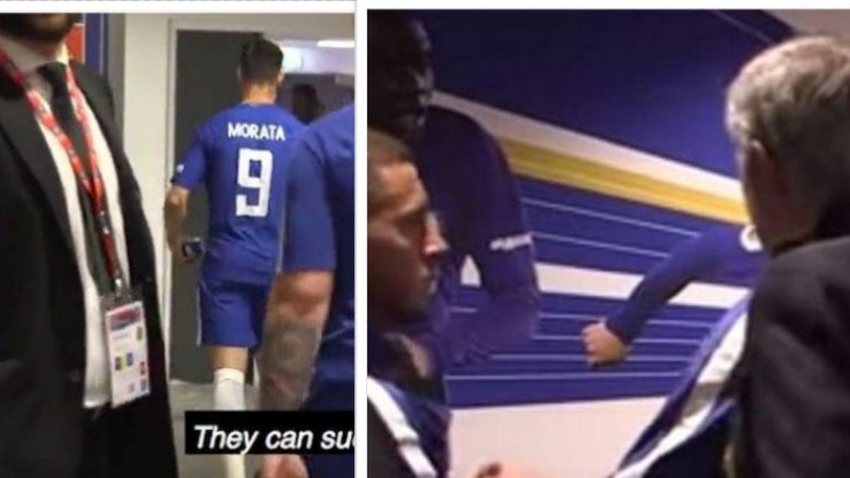 Video e prapaskenave Chelsea-Man Utd zbulon shumë gjëra: Vazhdon thyerja e madhe mes Mourinho e Hazard, ndërsa Morata i ofendon keq lojtarët kundërshtarë