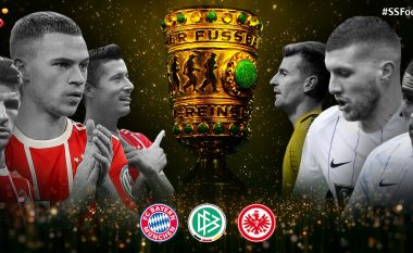 Bayern Munich – Eintracht Frankfurt, formacionet zyrtare të finales së DFB Pokal  
