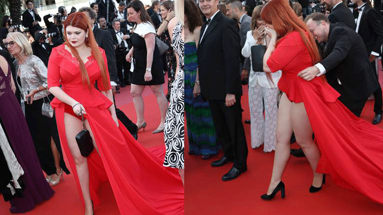 Kur fustani të “zhvesh” në tapetin e kuq, moment i sikletshëm për modelen Yulia Rybakova