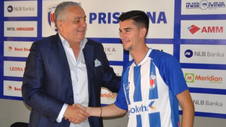 Meriton Korenica futbollist i ri i Prishtinës