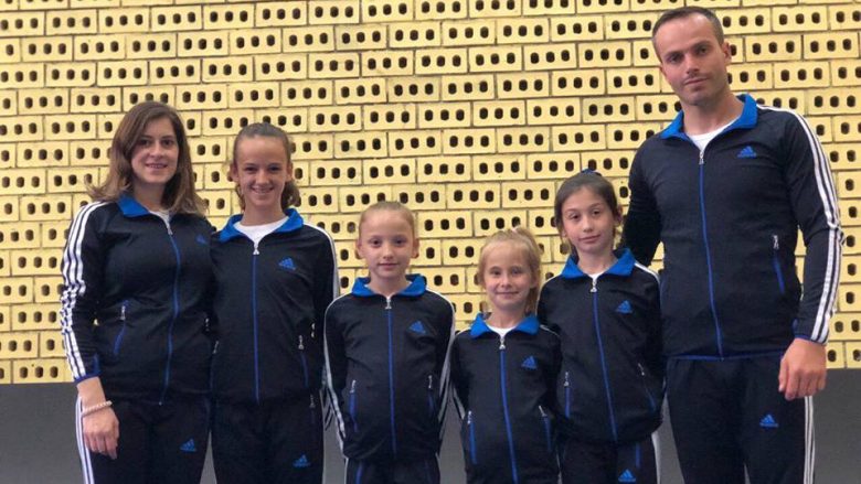 Katër gjimnaste prezantojnë Kosovën në Itali