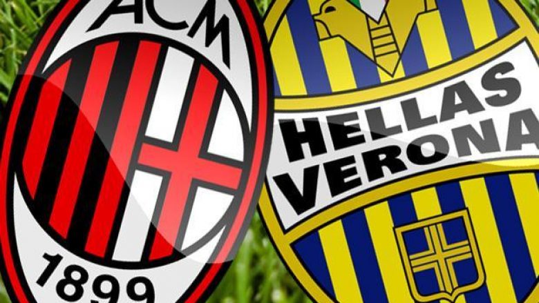 Milan – Verona, formacionet zyrtare