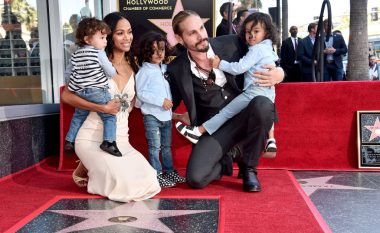Aktorja Zoe Saldana bëhet me yll në “Walk of Fame”: Suksesi im më i madh janë tre fëmijët e mi