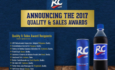 RC Cola merr çmimin “Quality Award” në konkurrencë globale