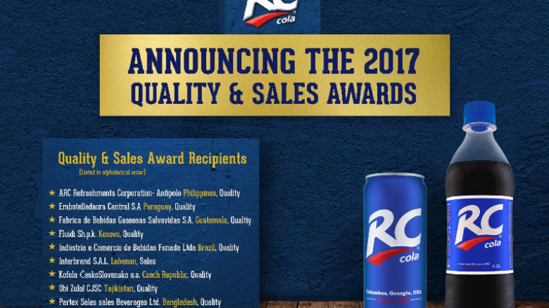 RC Cola merr çmimin “Quality Award” në konkurrencë globale