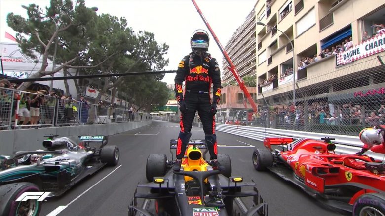 Ricciardo fiton çmimin e madh të Montecarlos, lë pas Vettelin dhe Hamiltonin