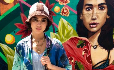 Dua Lipa pozon te muralet ku është vizatuar figura e saj në Malajzi