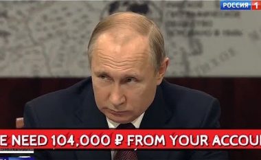 Bankieri kërkoi para nga llogaria e Putinit, përgjigjja e presidentit rus i bëri të qeshin të gjithë në sallë (Video)