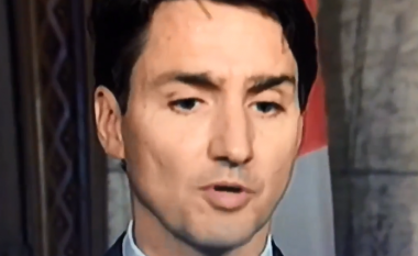 Kryeministrit kanadez i bien vetullat gjatë konferencës (Video)