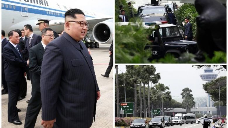 “Blindohet” Singapori, limuzina e Kim Jong-un eskortohet nga 40 motoçikleta dhe vetura (Foto/Video)