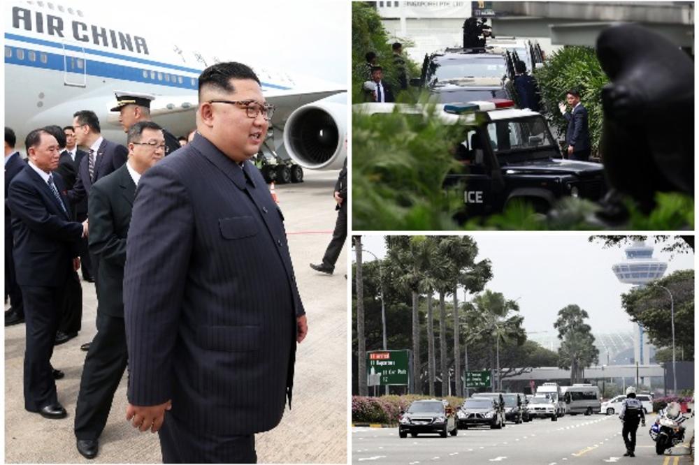 “Blindohet” Singapori, limuzina e Kim Jong-un eskortohet nga 40 motoçikleta dhe vetura (Foto/Video)