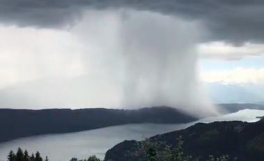 Pamje të papara nga stuhia në Austri, “cunami nga qielli” (Video)