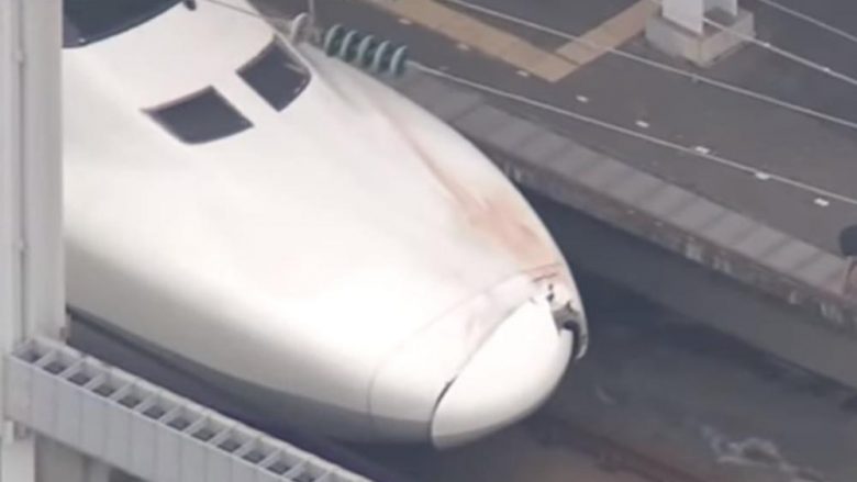 Shoferi i trenit në Japoni dëgjon zhurmë të çuditshme, e injoron derisa mbërrin në destinacion – shokohet kur në hundën e tij gjen gjymtyrë të njeriut (Video)
