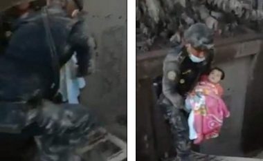 Polici i Guatemalës ia shpëton jetën vajzës së vogël nga vullkani, që ua mori jetën mbi 60 personave (Video)