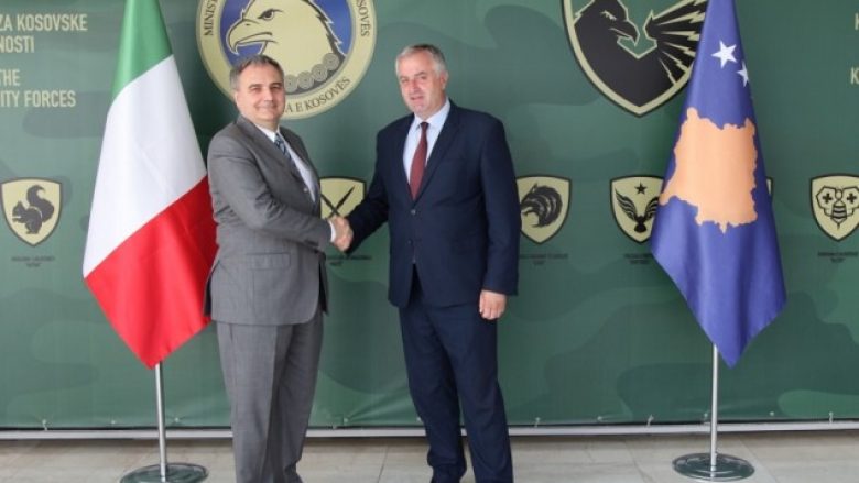 Berisha takon ambasadorin italian, flasin për sigurinë në Kosovë dhe FSK-në 