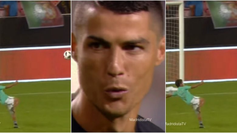 Si babai si i biri, djali i Ronaldos shënon dy super gola pas asistimeve nga CR7