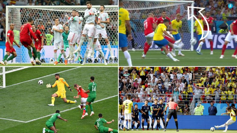 Shtatë mrekullitë e para të Kampionatit Botëror: Nga Coutinho e Ronaldo te Mertens e Quintero, secili gol më i bukur se tjetri