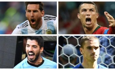 Messi, Ronaldo, Suarez dhe Griezmann, përballjet që do t’i shohim në ditët në vijim – Mund të ketë çerekfinale Argjentina – Portugalia