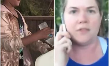 Gruaja raporton rastin e 8-vjeçares që shiste ujë për të mbledhur para për udhëtim në Disneyland, pamjet shpërndahen në internet dhe nervozojnë masën (Video)