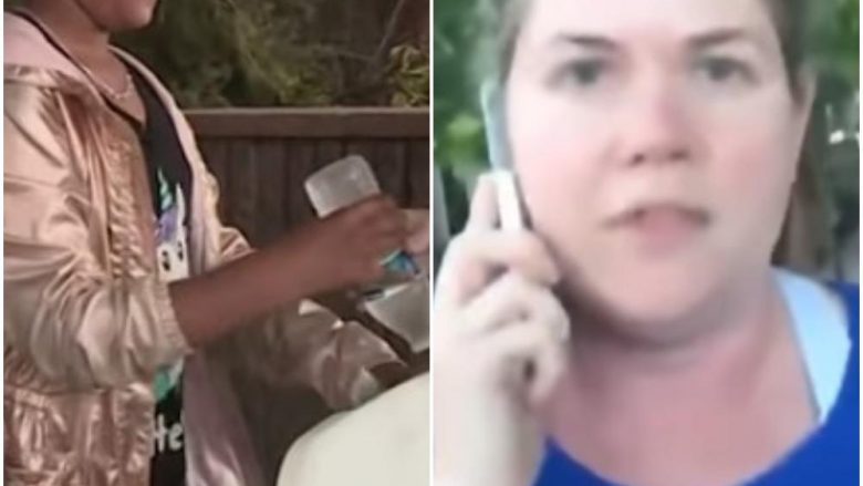 Gruaja raporton rastin e 8-vjeçares që shiste ujë për të mbledhur para për udhëtim në Disneyland, pamjet shpërndahen në internet dhe nervozojnë masën (Video)