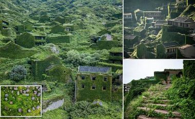 I braktisur nga njerëzimi, i pushtuar nga natyra: Imazhe të “fshatit fantazmë” që është “gllabëruar” nga gjelbërimi (Foto/Video)