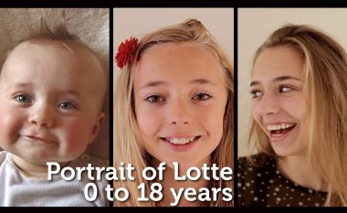 Babai filmon të bijën nga momenti i lindjes e deri te ditëlindja e saj e 18-të, dokumentoi ndryshimin ndër vite (Video)