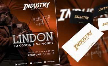 Të shtunën Lindoni, DJ Cosmo dhe DJ Money në “Industry Club”