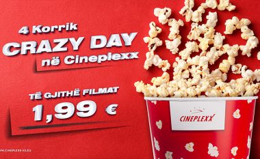 “Çmendet” kinemaja Cineplexx, të gjitha biletat 1.99 euro më 4 Korrik!