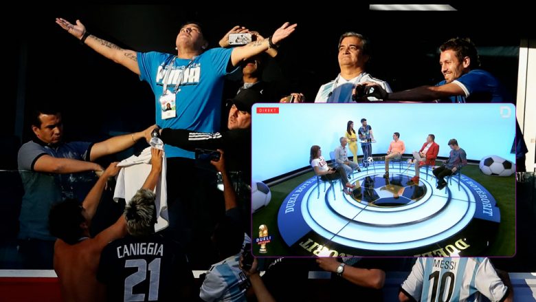 Spekulimet se Maradona ishte nën ndikimin e kokainës, temë edhe në Dueli Botërorit