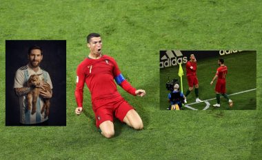 Ronaldo i kundërpërgjigjet Messit: Feston duke prekur mjekrën, për të treguar se është më i miri në histori