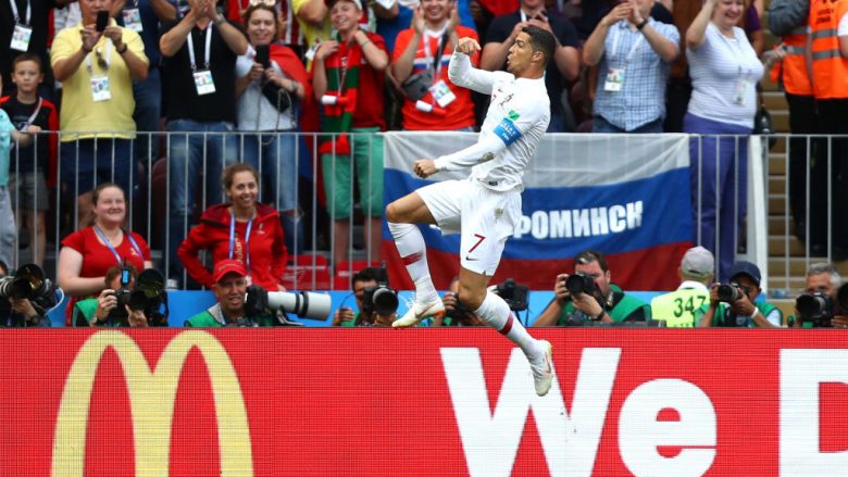 Ronaldo realizon gol me kokë ndaj Marokut