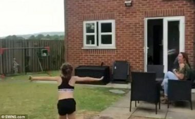 ‘Goli i artë’: Topi i goditur prej gjashtëvjeçares, futet në shportën e vendosur horizontalisht (Video)