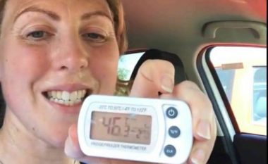 Mbyllet në veturë në mot të nxehtë, për të treguar se sa vështirë është qëndrimi brenda (Video)