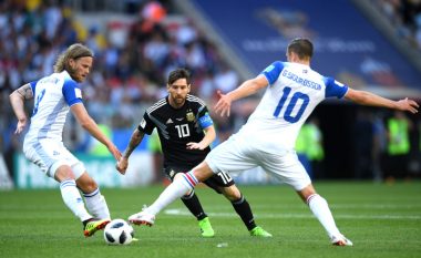 Argjentina e nis botërorin me barazim ndaj Islandës, Messi humb penalltinë