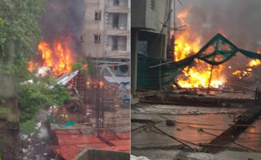 Aeroplani rrëzohet në një zonë të banuar në Mumbai, gjashtë të vdekur – përfshirë edhe dy persona që gjendeshin në tokë (Video)