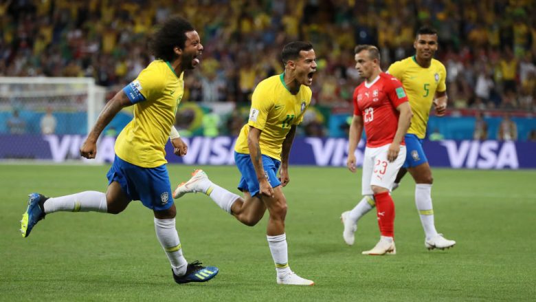 Coutinho me një perlë kalon Brazilin në epërsi ndaj Zvicrës