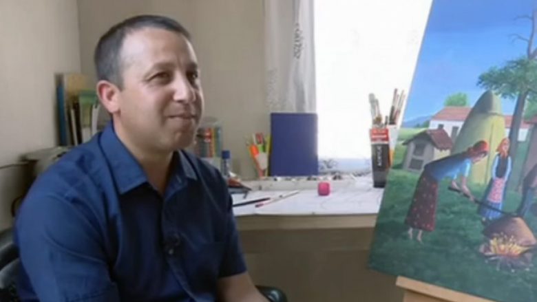 Vëlla e motër paraqesin jetën e romëve në Kosovë përmes pikturës (Video)
